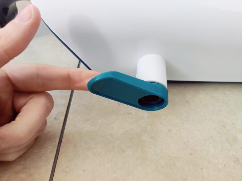 Leifheit CleanTenso Power 2.0 Dampfreiniger Kabelaufwicklung oben
