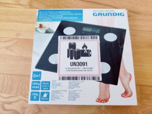 Grundig 18682 Personenwaage Verpackung