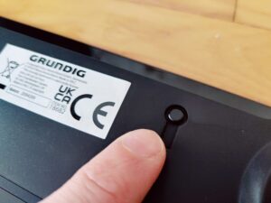 Grundig 18682 Personenwaage Taste für Messeinheit