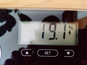 Grundig 18682 Personenwaage Anzeige Prozentsatz Körperfett