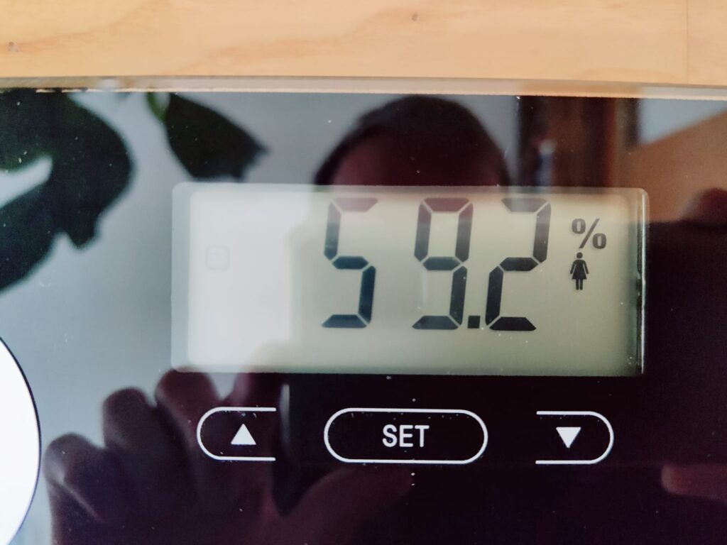 Grundig 18682 Personenwaage Anzeige Wasseranteil