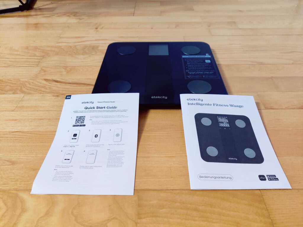 Etekcity EFS-C651-KDE Personenwaage Startbild