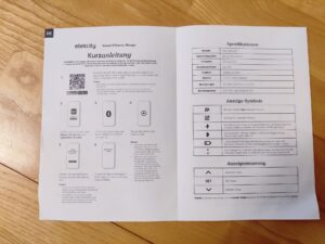 Etekcity EFS-C651-KDE Körperfettwaage Kurzanleitung