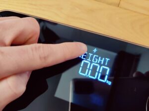 Etekcity EFS-C651-KDE Körperfettwaage Nullstrom-Modus
