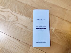 NUTRI FIT iF1122D Personenwaage Bedienungsanleitung