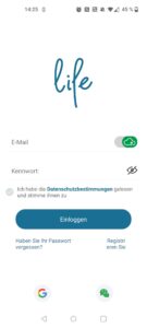 NUTRI FIT iF1122D Körperfettwaage App Registrierung