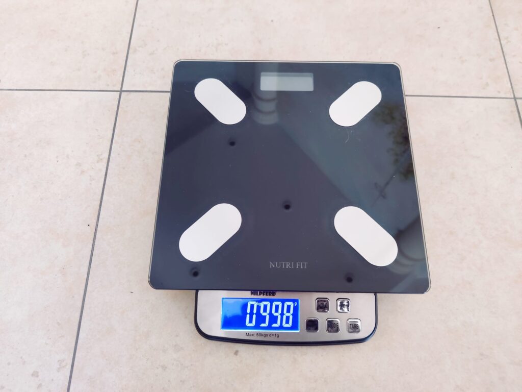 NUTRI FIT iF1122D Personenwaage Eigengewicht im Test