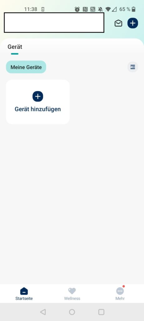 Etekcity EFS-C651-KDE Körperfettwaage App Gerät hinzufügen