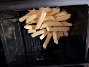 Panasonic NF-BC1000 Flex Heißluftfritteuse Pommes in der Schublade