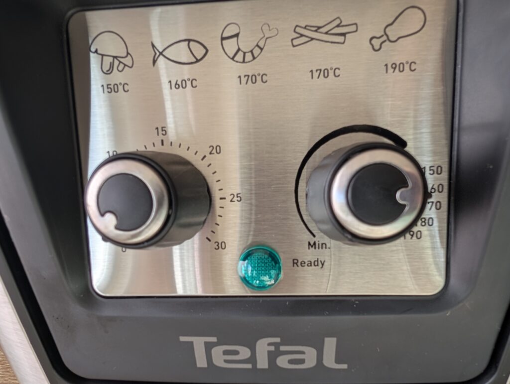 Tefal Clear Duo Fritteuse Aufheizleuchte