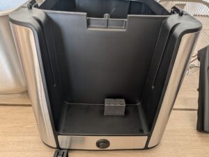 Tefal Clear Duo Fritteuse Aufnahme Bedienelement
