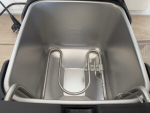 Tefal Clear Duo Fritteuse Heizelement im Behälter