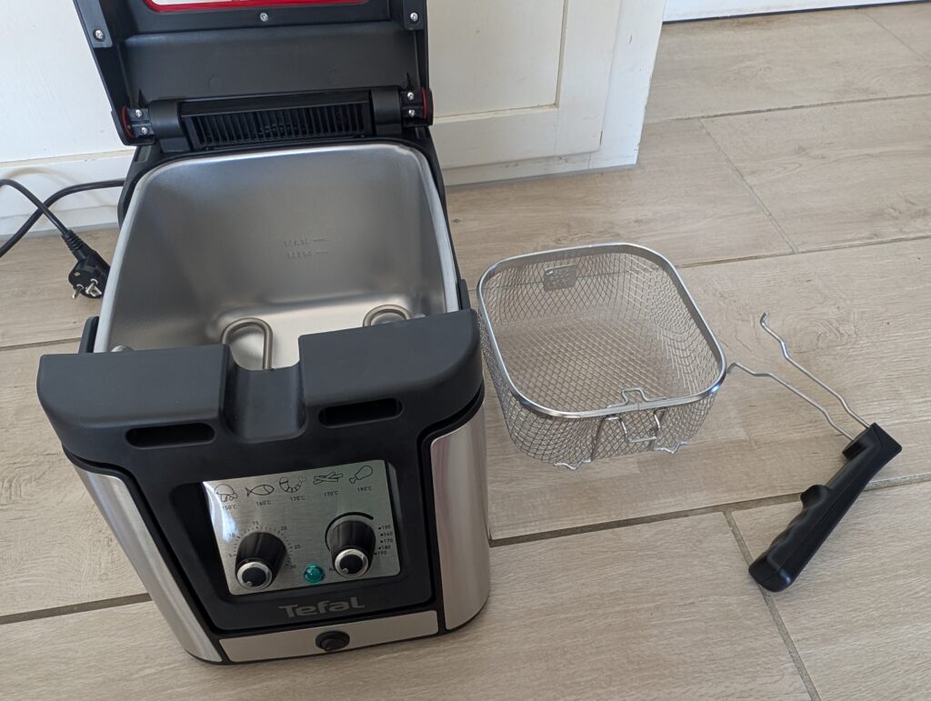 Tefal Clear Duo Fritteuse Korb und Griff