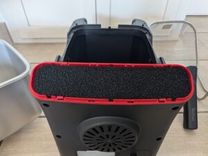 Tefal Clear Duo Fritteuse Ölfilter eingelegt