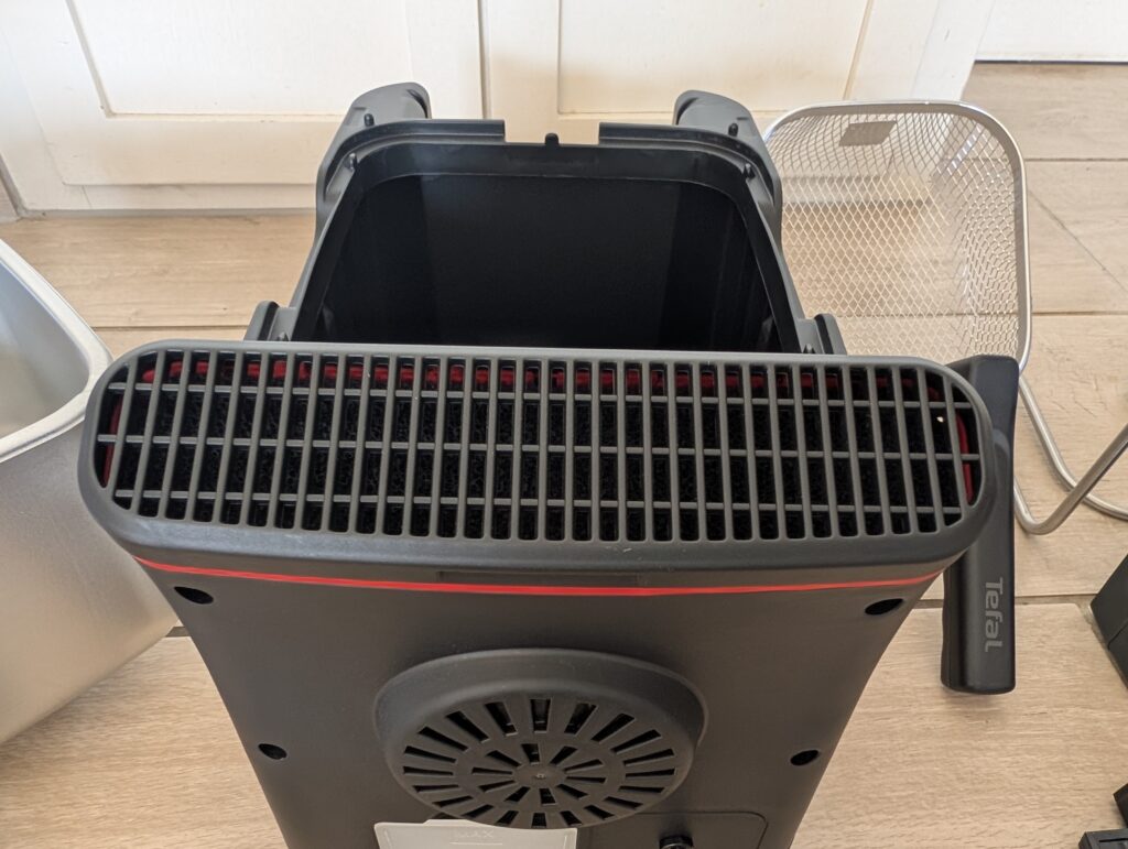 Tefal Clear Duo Fritteuse Ölfilter geschlossen