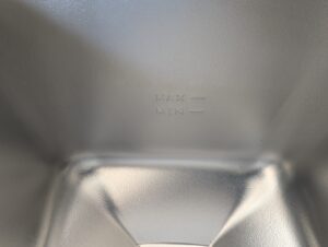 Tefal Clear Duo Fritteuse Ölstandmarkierung