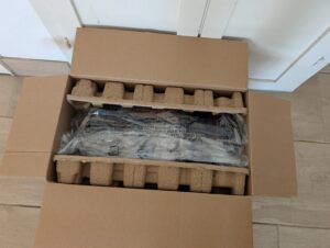Tefal Clear Duo Fritteuse Verpackung geöffnet