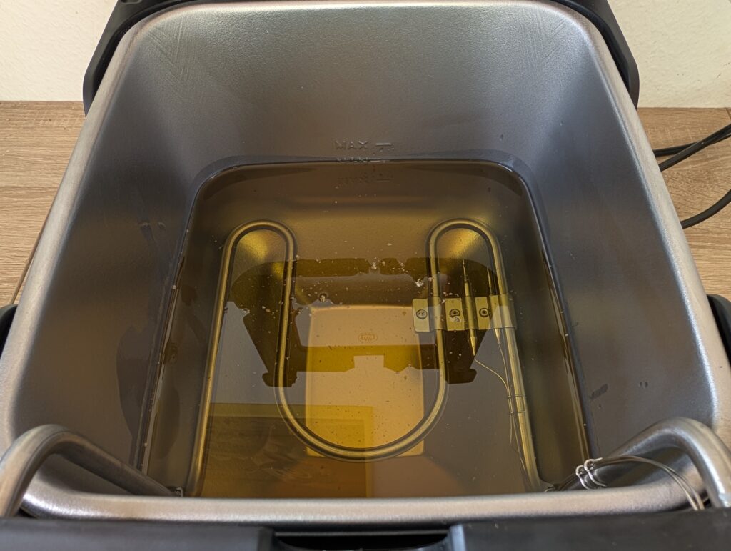 Tefal Clear Duo Fritteuse mit Öl