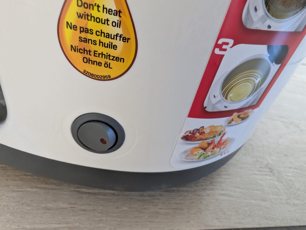 Tefal Filtra One Fritteuse Ein Aus Schalter