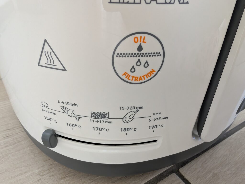 Tefal Filtra One Fritteuse Schieberegler