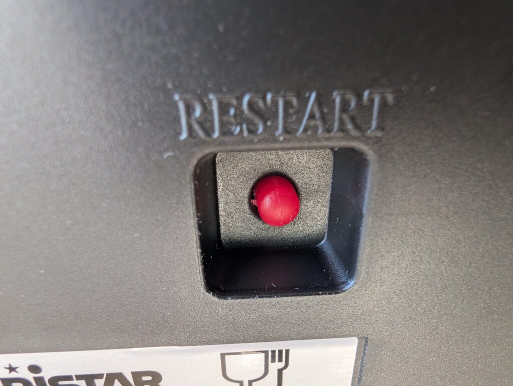 Tristar FR-9327 Fritteuse Reset Knopf