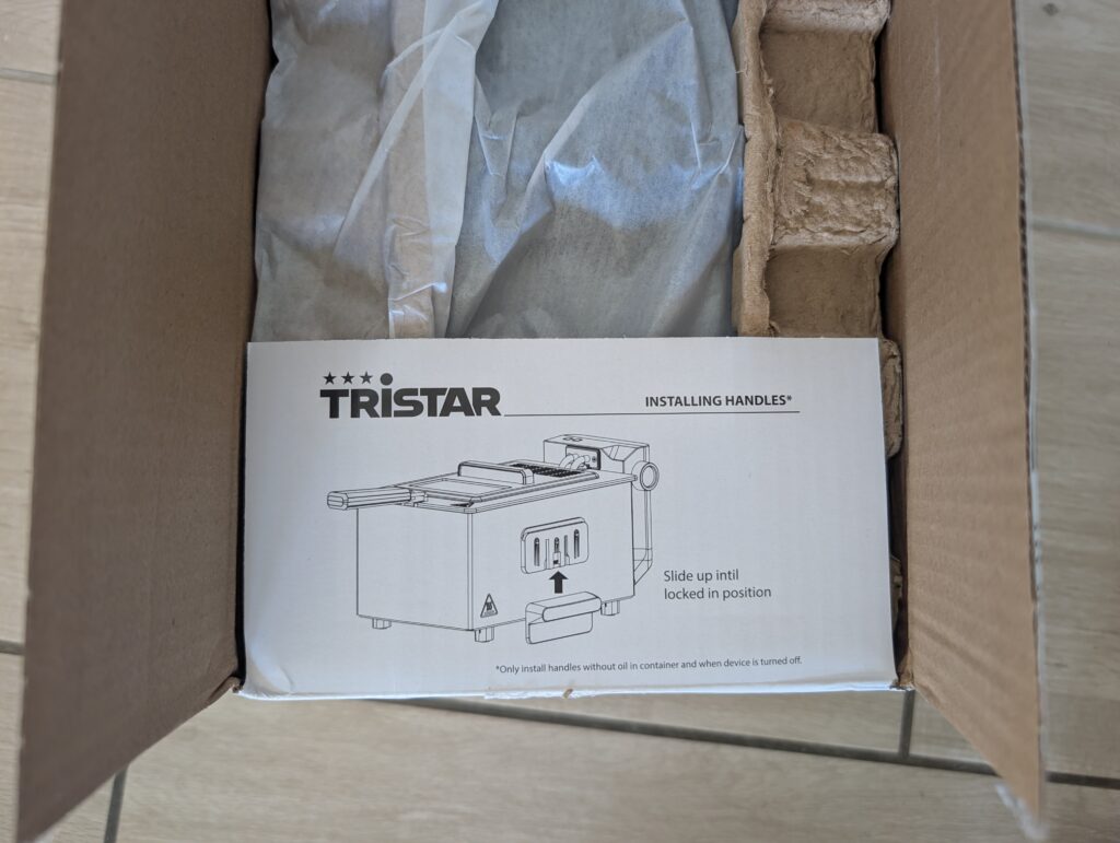 Tristar FR-9327 Fritteuse Verpackung Detail 1