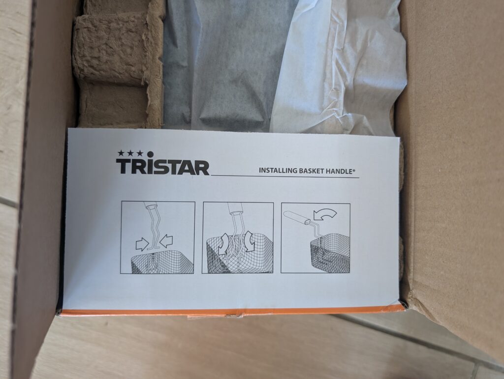 Tristar FR-9327 Fritteuse Verpackung Detail 2