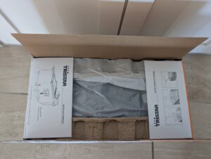 Tristar FR-9327 Fritteuse Verpackung geöffnet