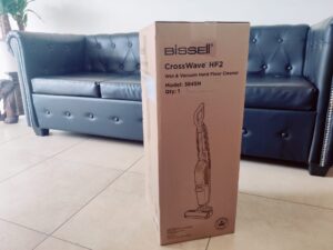 Bissell CrossWave HF2 Nasssauger Verpackung seitlich