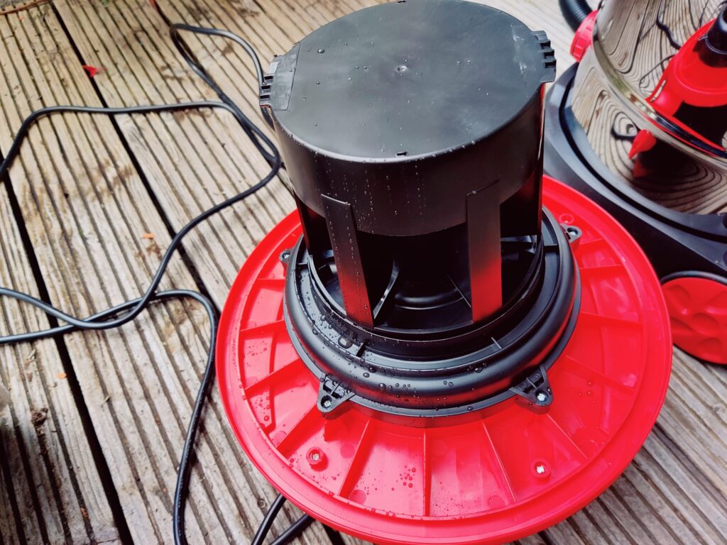 MASKO® 18540-1 Nasssauger Motoreinheit nach dem Test