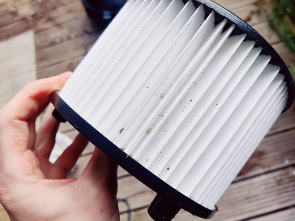 Bosch AdvancedVac 20 Nasssauger Filter Reinigung