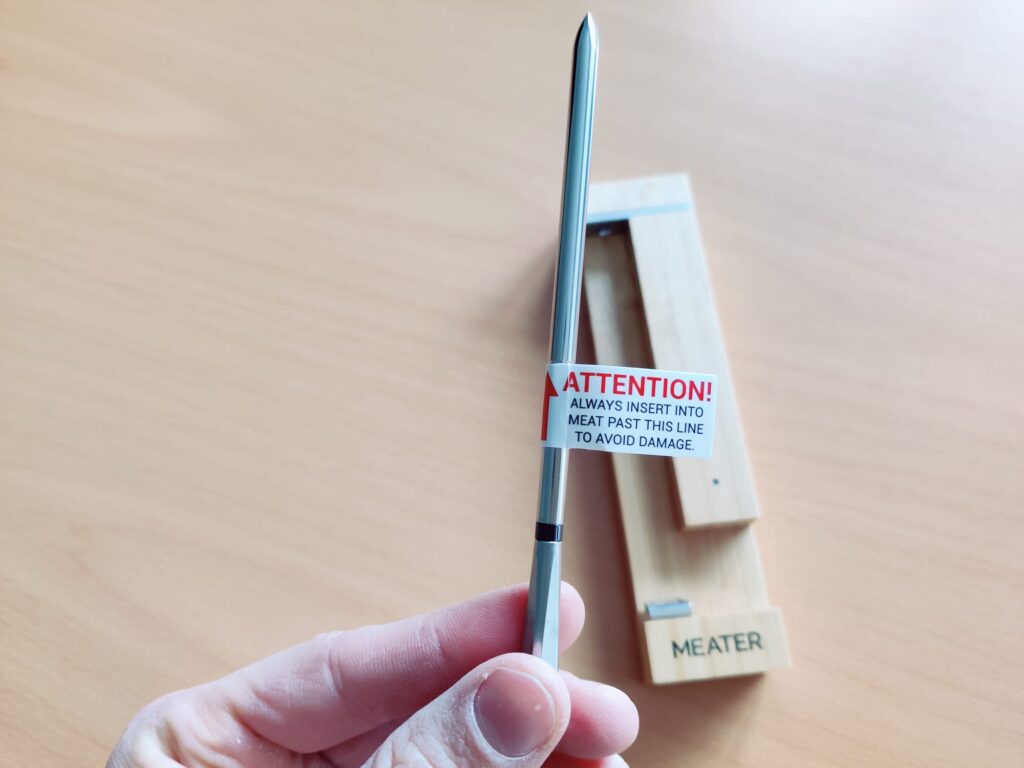 Meater Pro Grillthermometer Warnsticker