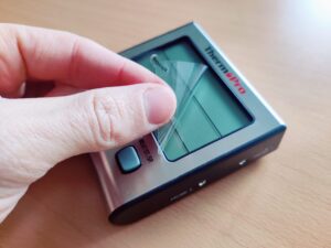 ThermoPro TP17 Grillthermometer Schutzfolie auf Display