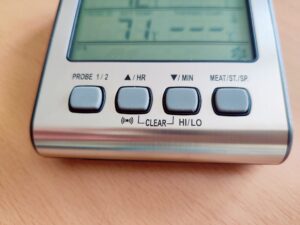 ThermoPro TP17 Grillthermometer Bedientasten