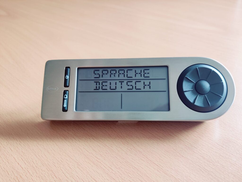 RÖSLE 25086 Grillthermometer Display Spracheinstellung