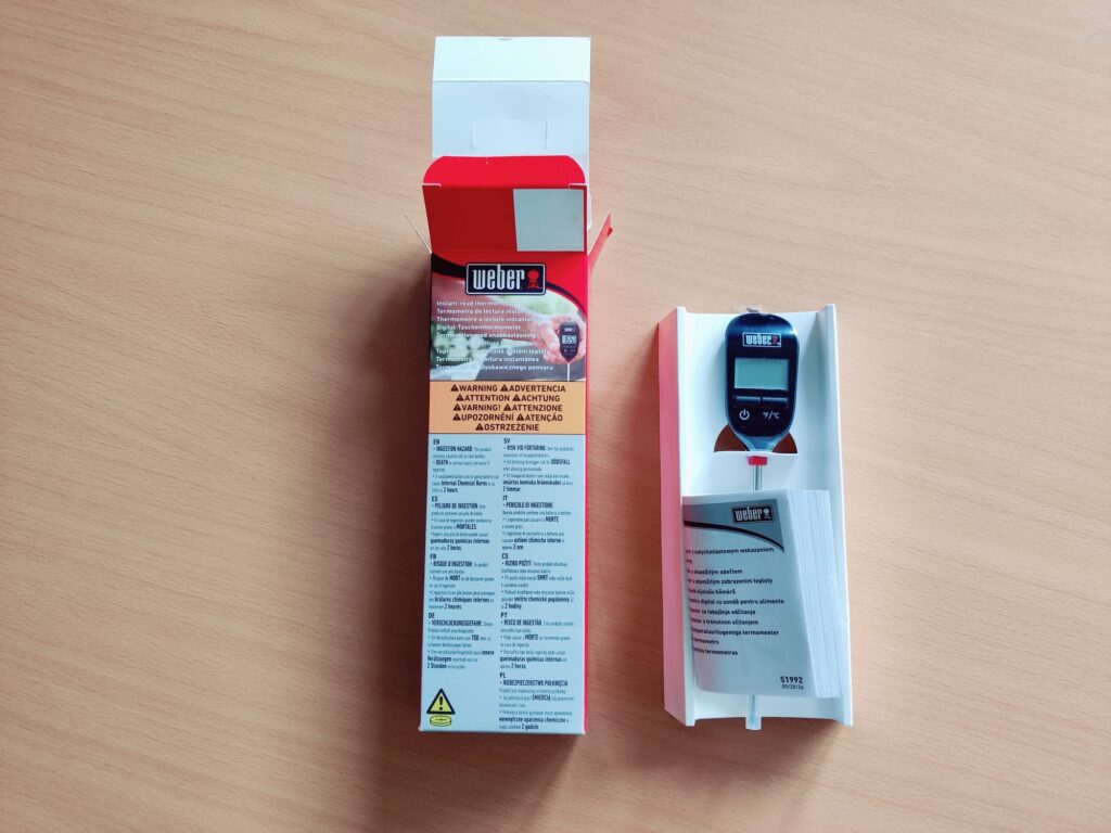 Weber 6750 Grillthermometer in der Verpackung