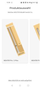Meater Pro Grillthermometer App Meater-Modell