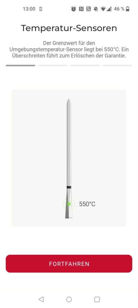 Meater Pro Grillthermometer App Umgebungstemperatur-Sensor