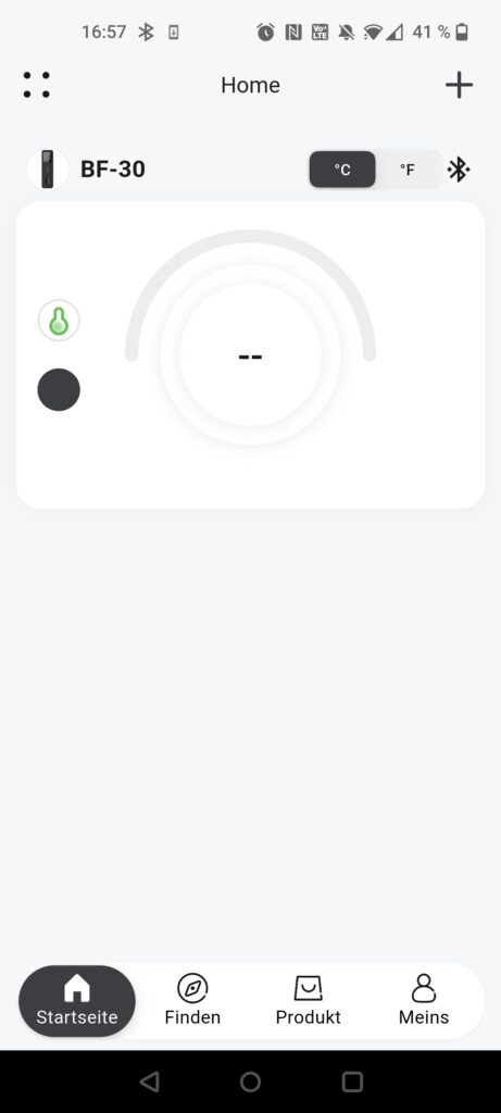 BFOUR BF-30 Pro Grillthermometer App Home