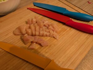 Amazon Basics Messerset Kochmesser Santokumesser Tranchiermesser