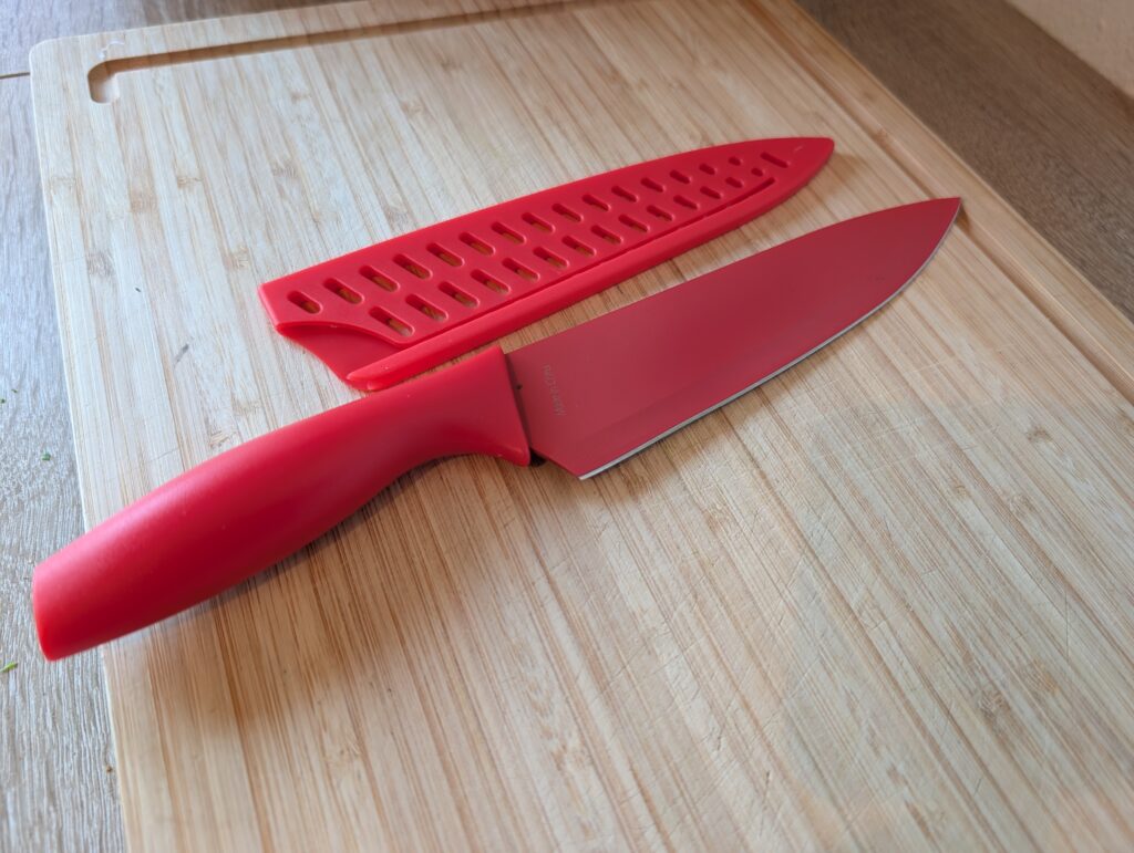 Amazon Basics Messerset Kochmesser und Klingenschutz