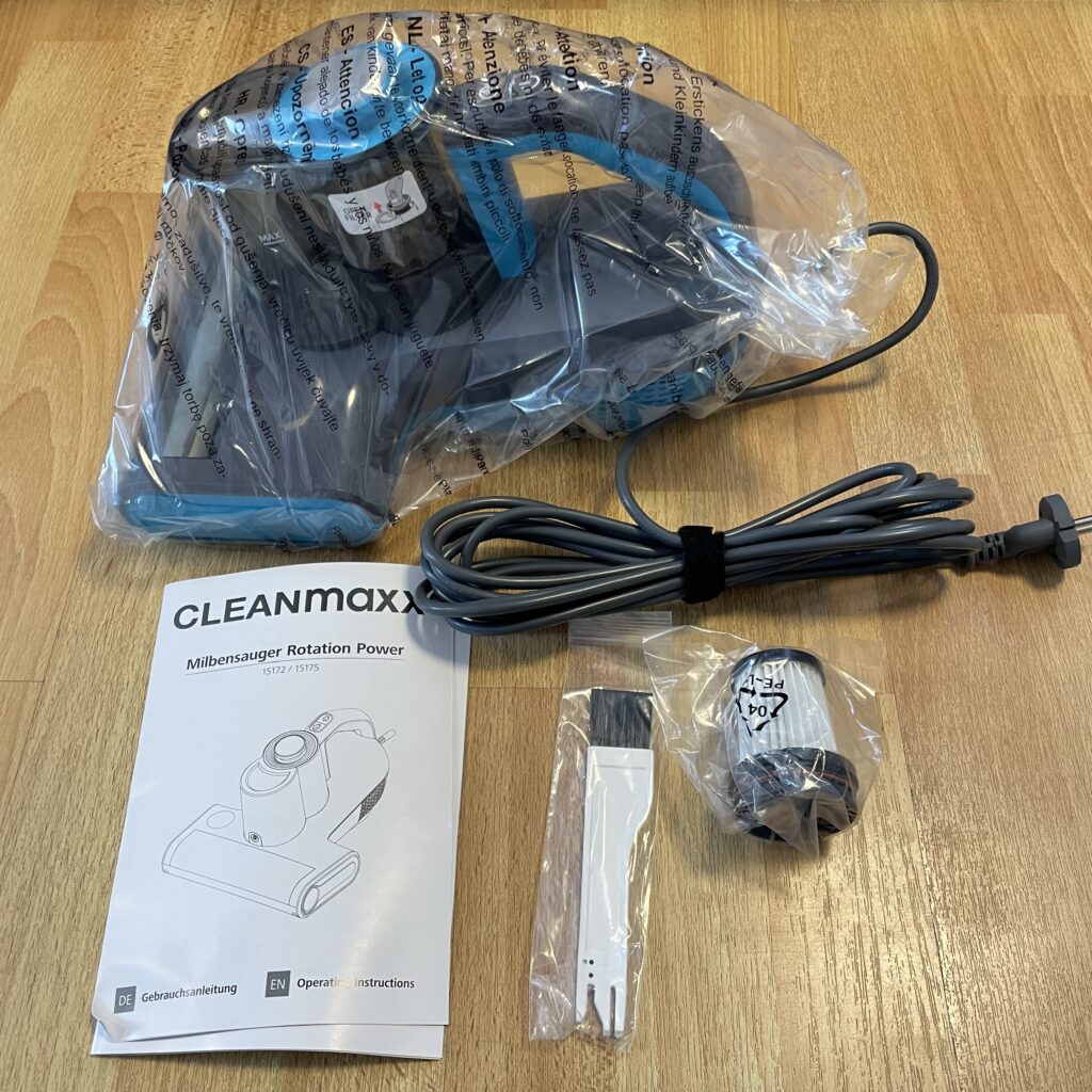 CLEANmaxx Milbensauger Lieferumfang