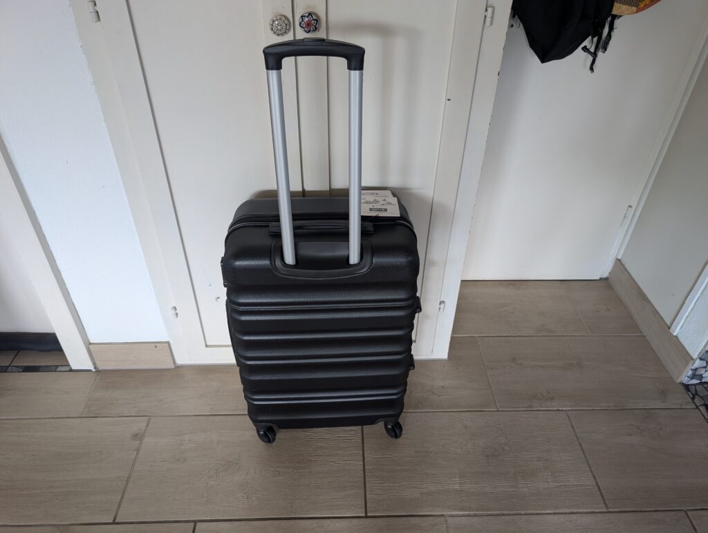 Coolife-Koffer Teleskopgriff ausgezogen