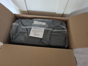 Coolife-Koffer Verpackung geöffnet