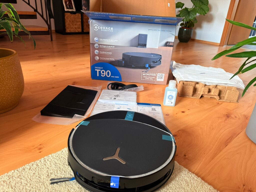 ECOVACS DEEBOT T90 PRO Omni Staubsauger-Roboter Lieferumfang