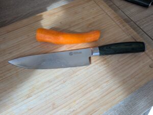 HexClad Essential Messerset Karotte Kochmesser 1