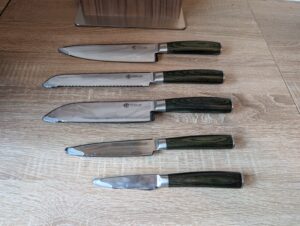 HexClad Essential Messerset Messer in Kunststoffhüllen