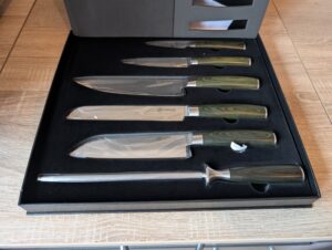 HexClad Essential Messerset Messer in der Box