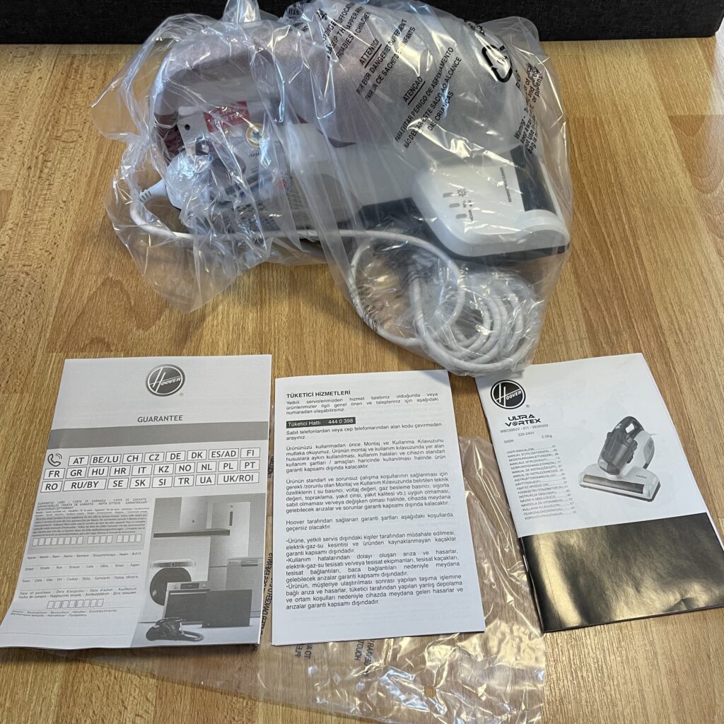 Hoover MBC 500 Milbensauger Lieferumfang