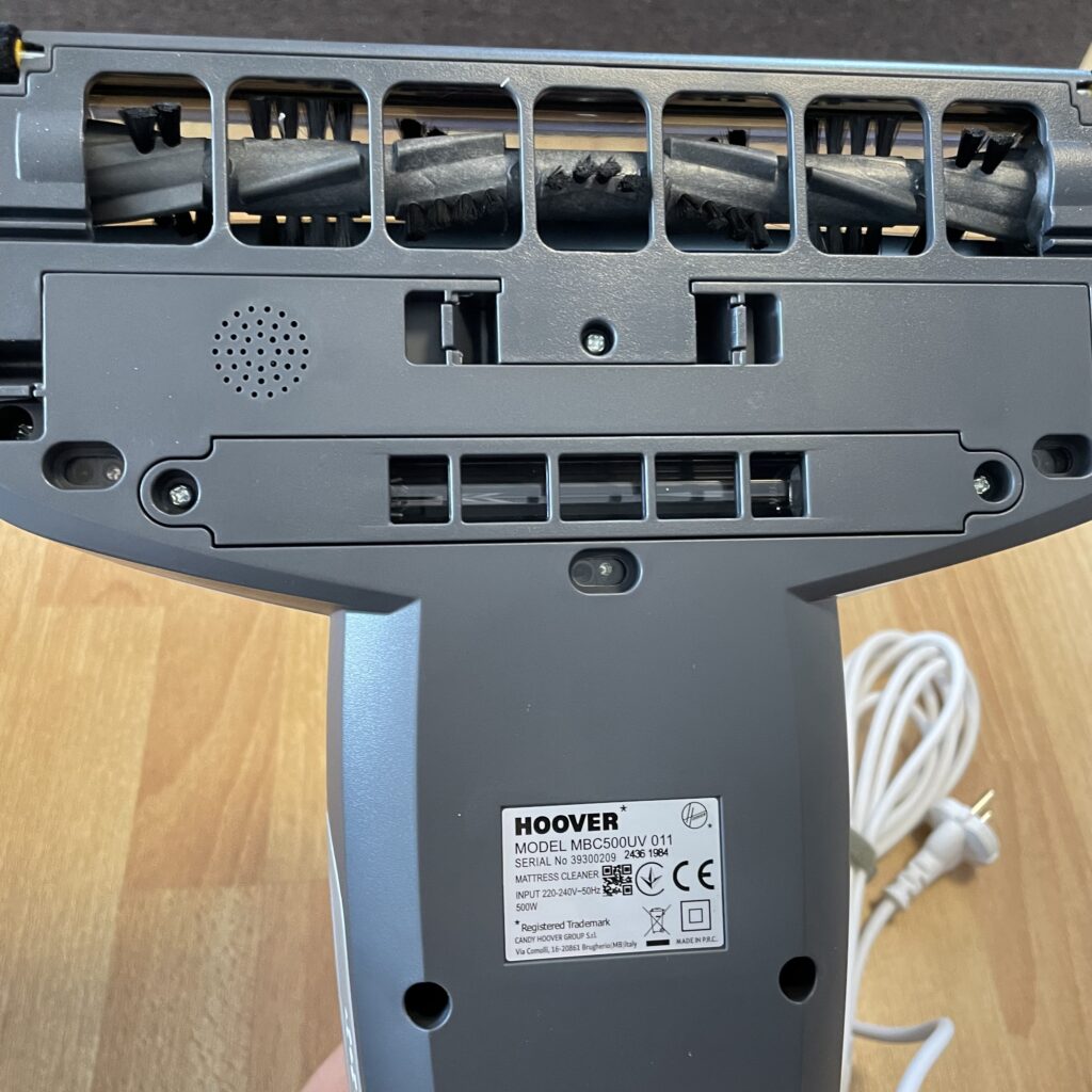 Hoover MBC 500 Milbensauger Unterseite